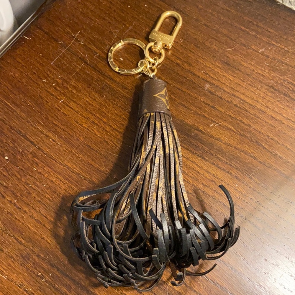 Louis Vuitton tassel keychain